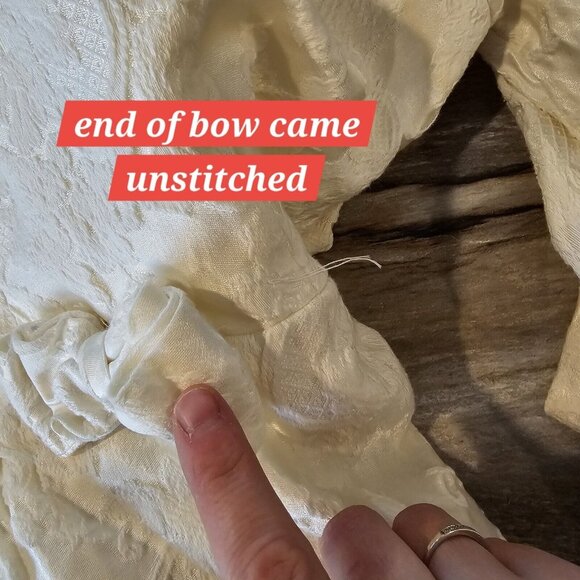 Vintage 50s 60s Womens Size 0 Ivory‎ Wedding Gown Longsleeve Attached Cape Train - Picture 13 of 16